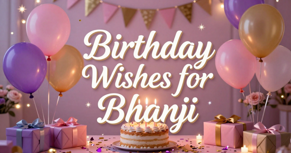 250+ Best Birthday Wishes for Bhanji to Make Her Day Extra Special