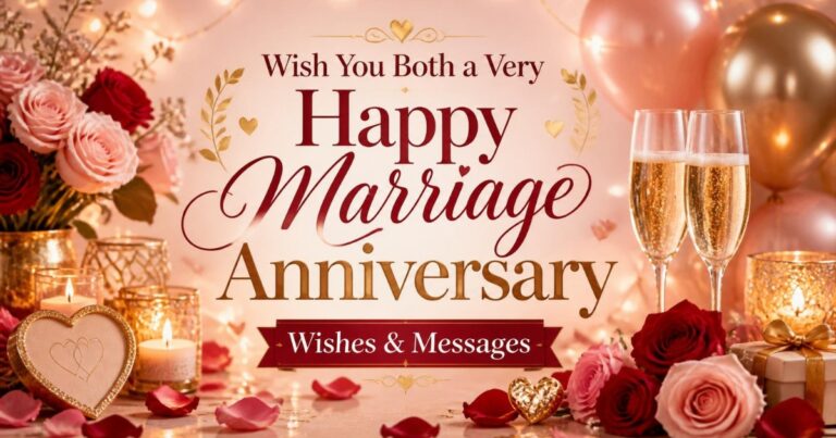 100+ Wish You Both a Very Happy Marriage Anniversary Wishes & Messages 