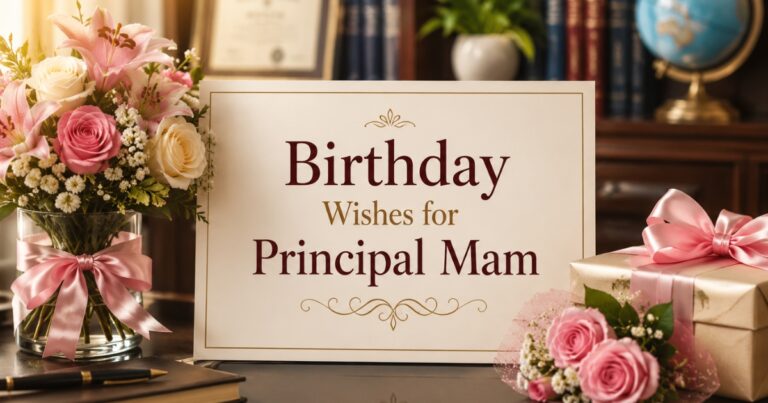 200+ Best Birthday Wishes for Principal Mam in Hindi & English