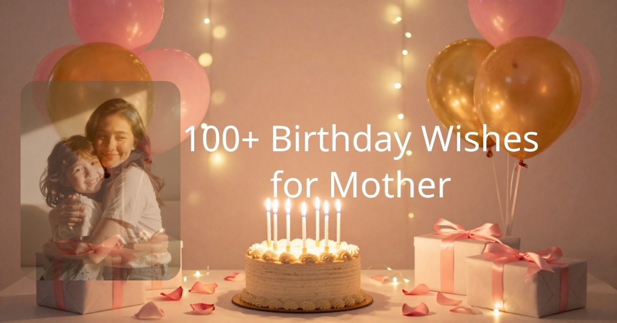 100+ Birthday Wishes for Mother – Heart Touching Messages