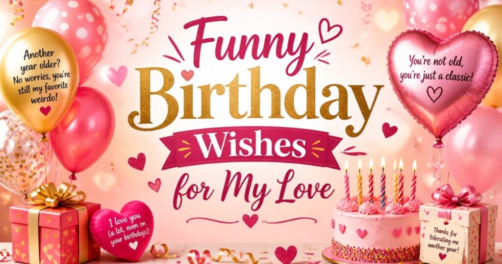Funny Birthday Wishes for My Love