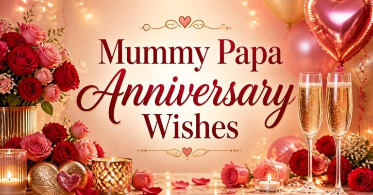100+ Mummy Papa Anniversary Wishes – Heart Touching Messages for Mom & Dad ❤️