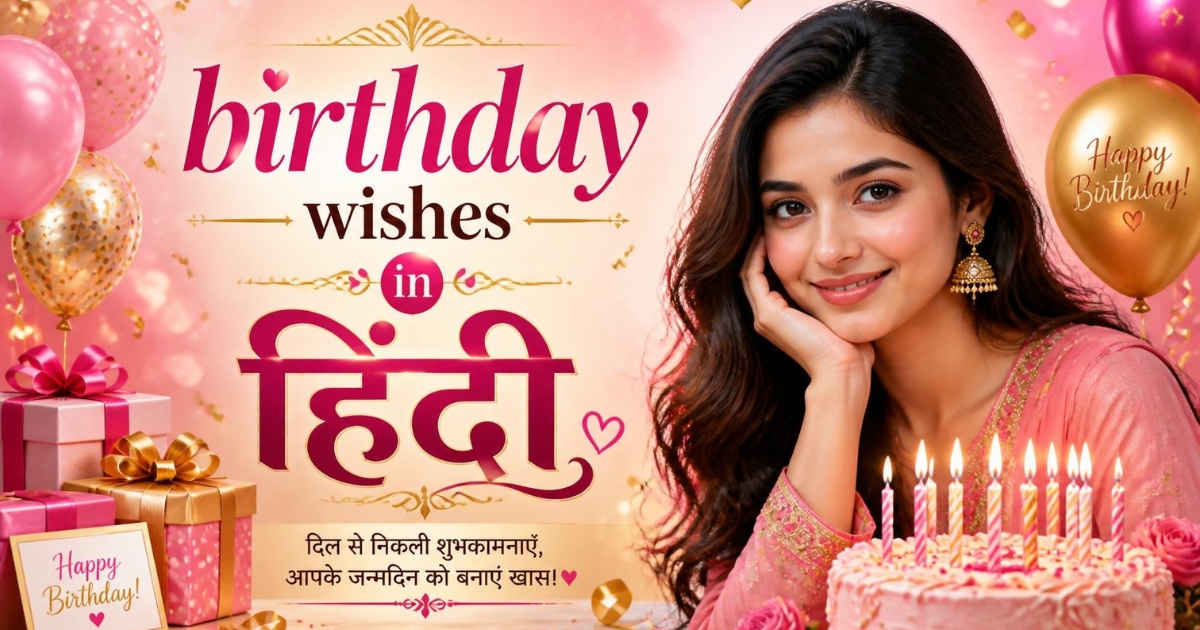 500+ Best Birthday Wishes in Hindi | जन्मदिन की शुभकामनाएं और खूबसूरत संदेश