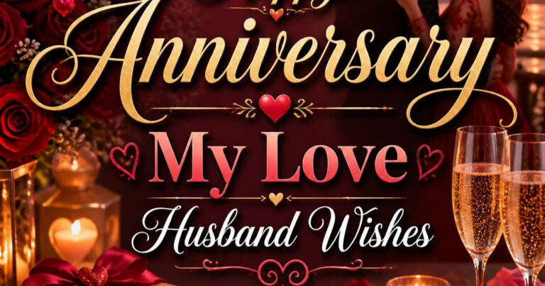 100+ Happy Anniversary My Love Husband Wishes, Quotes & Messages
