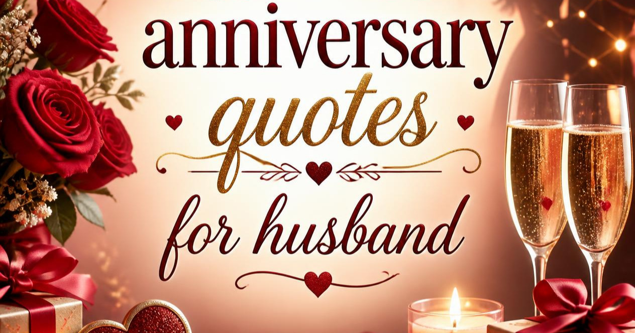 Anniversary Quotes for Husband: 150+ Heartfelt, Romantic & Funny Wishes