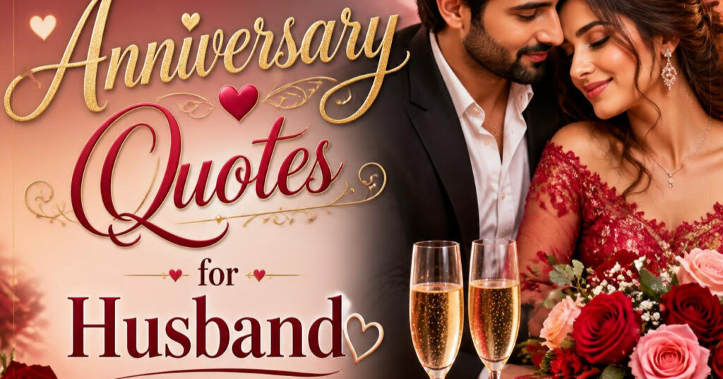 Short and Sweet Anniversary Quotes for Husband