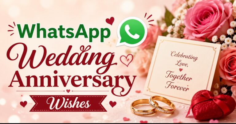 150+ WhatsApp Wedding Anniversary Wishes