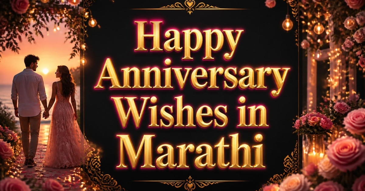 200+ Happy Anniversary Wishes in Marathi